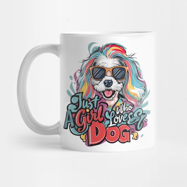 Just A Girl Who Loves dog by alby store